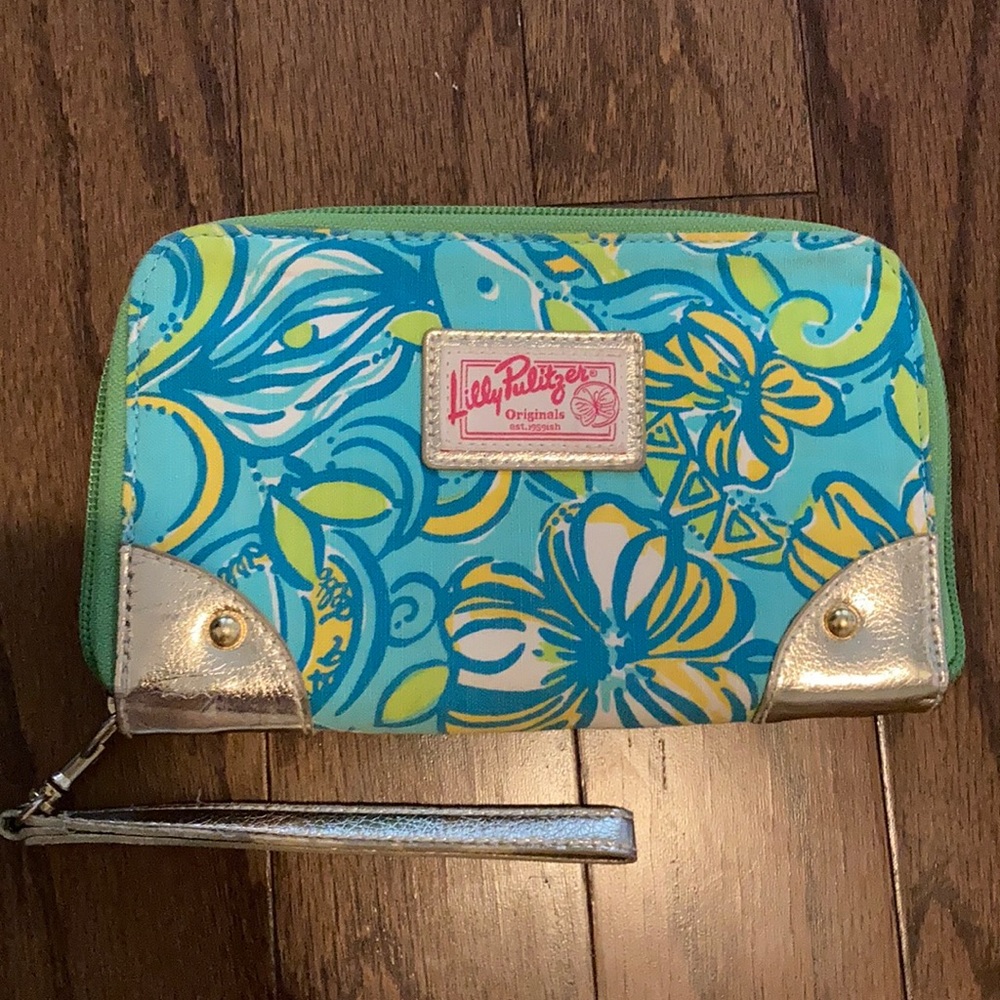 Tri Delta Lilly Pulitzer Wallet Wristlet